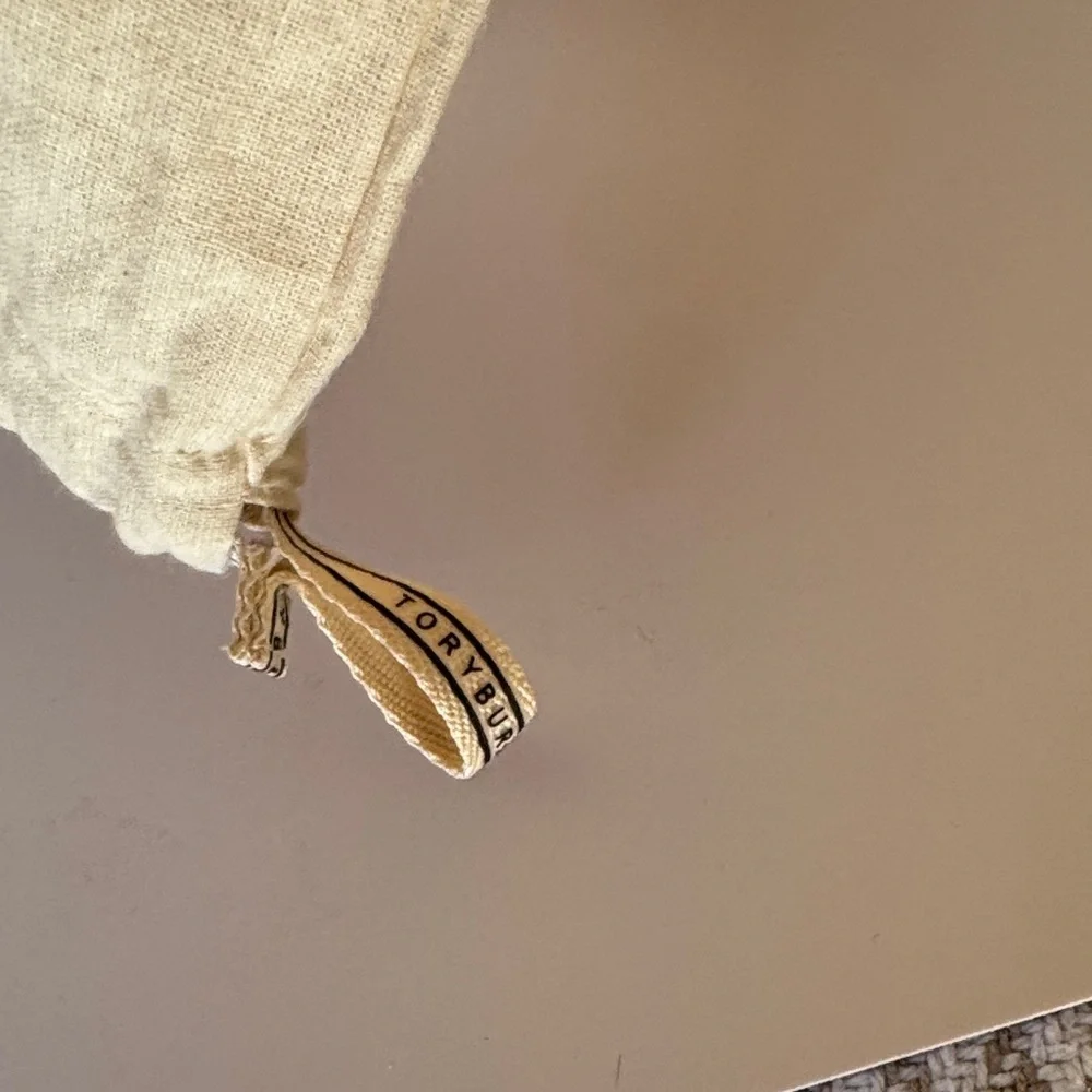 Tory Burch Black Canvas Espadrille Wedges – Size 8 - Picture 5 of 5